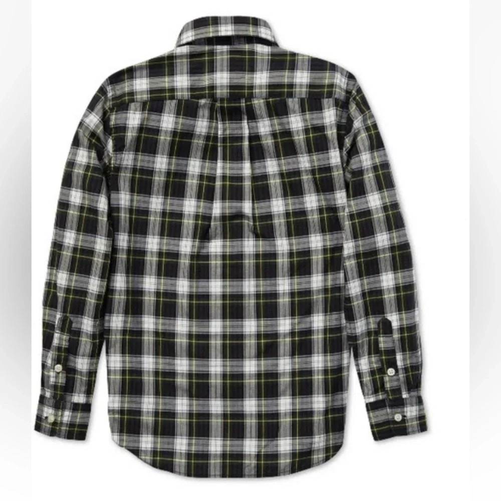 Polo Ralph Lauren Plaid Cotton Poplin Shirt Sz Med